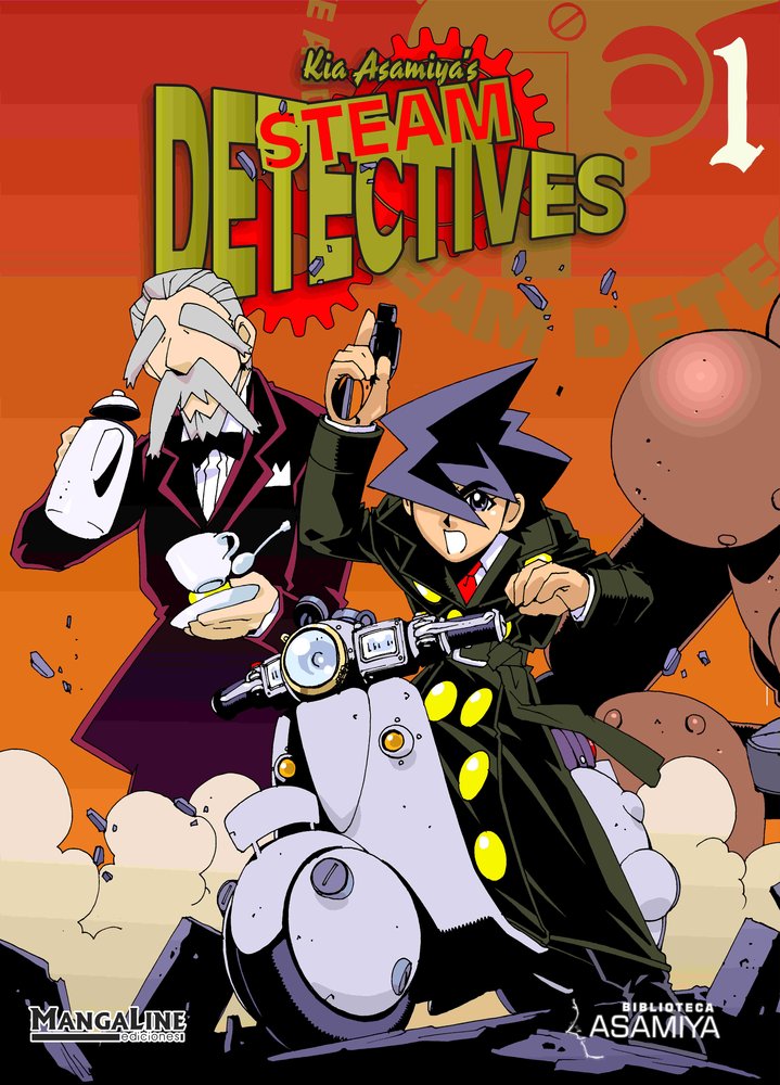 Steam Detectives 1, de Asamiya, Kia | portada del libro