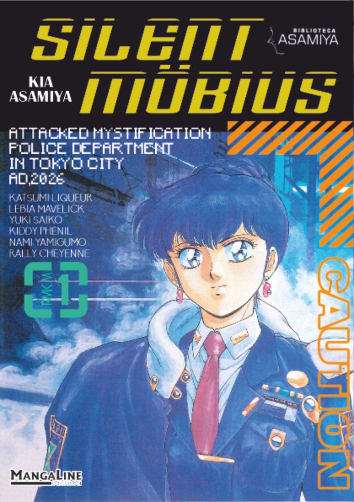 Silent Möbius 1, de Asamiya, Kia | portada del libro