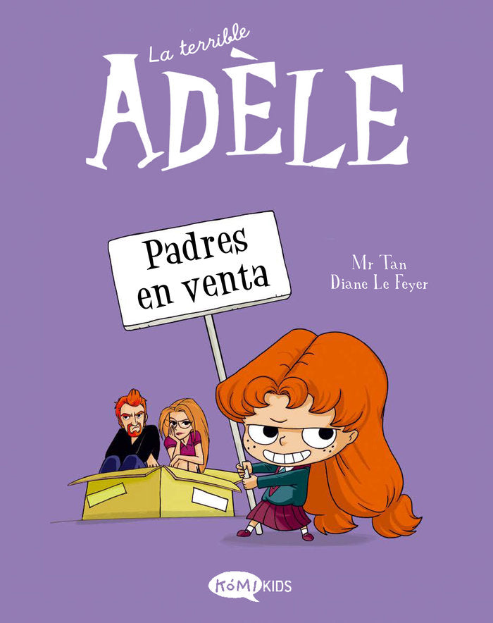 LA TERRIBLE ADELE 8 PADRES EN VENTA, de MR TAN | portada del libro