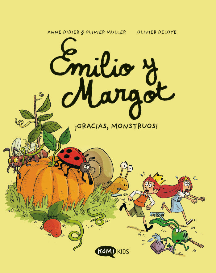 EMILIO Y MARGOT 4 GRACIAS MONSTRUOS, de DIDIER, ANNE | portada del libro