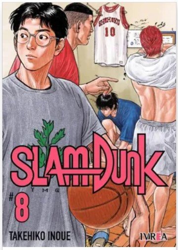 SLAM DUNK NUEVA EDICION 8, de TAKEHIKO INOUE | portada del libro