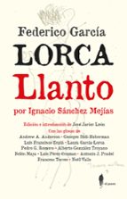 LLANTO POR IGNACIO SANCHEZ MEJIAS, de Federico García Lorca | portada del libro