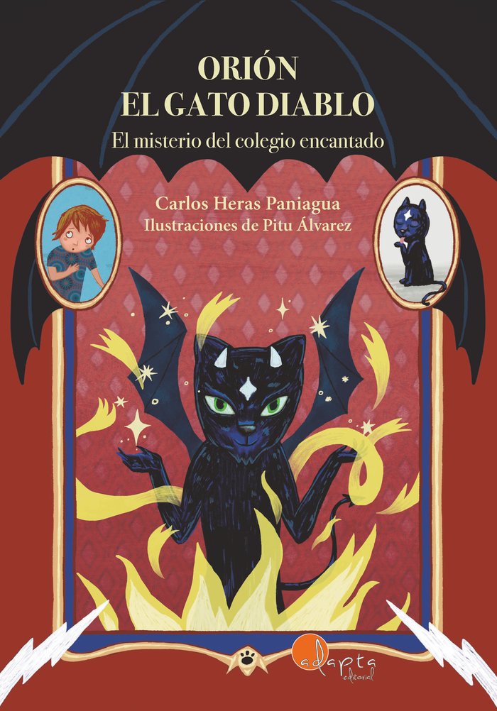 Orión, el gato diablo 1. El misterio del colegio encantado, de Heras Paniagua, Carlos | portada del libro