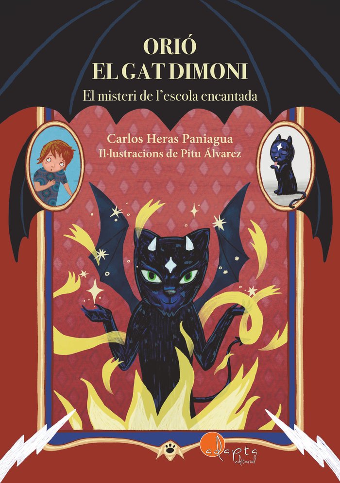 Orió, el gat dimoni. El misteri de l'escola encantada, de Heras Paniagua, Carlos | portada del libro
