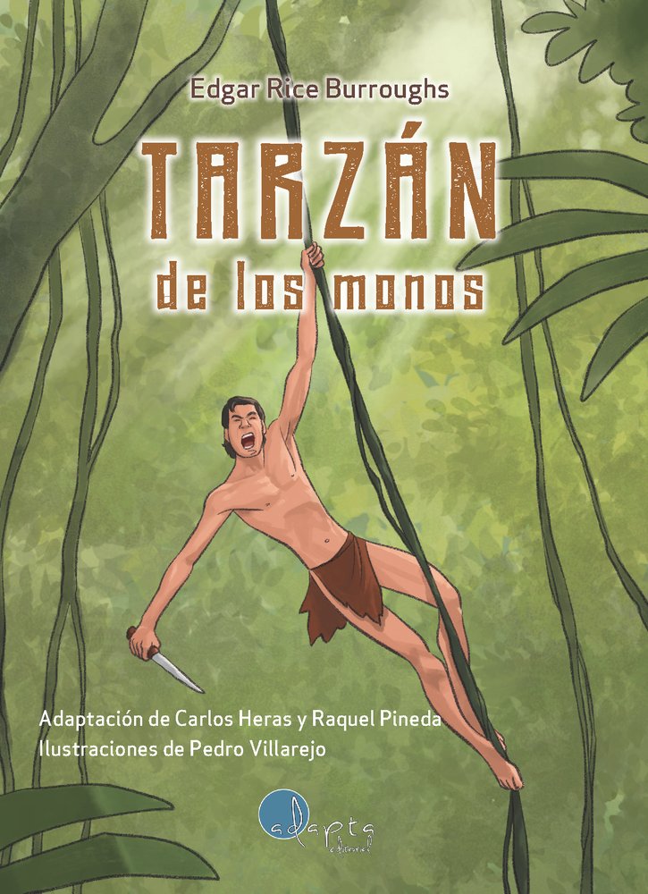 Tarzán de los monos, de Rice Burroughs, Edgar | portada del libro