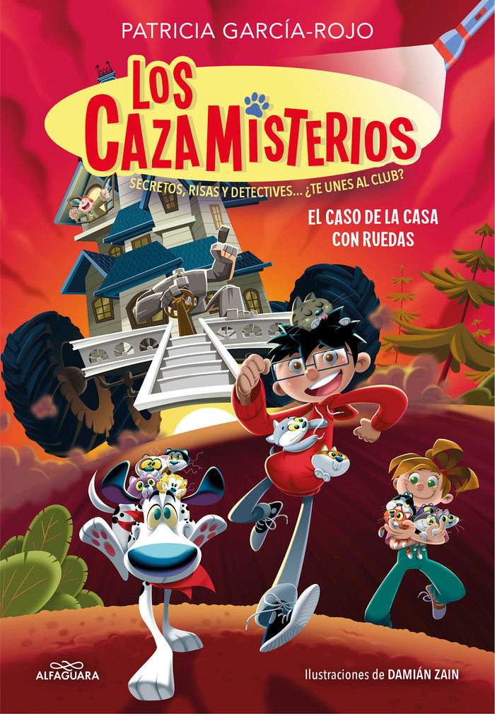 Los cazamisterios 4 - El caso de la casa con ruedas, de PATRICIA GARCIA ROJO | portada del libro
