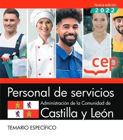 PERSONAL SERVICIOS ADM. CASTILLA LEON TEMARIO ESPECIFICO, de EDITORIAL CEP | portada del libro