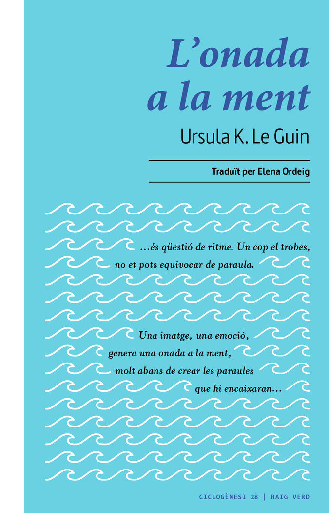 L'ONADA A LA MENT, de LE GUIN, URSULA K. | portada del libro