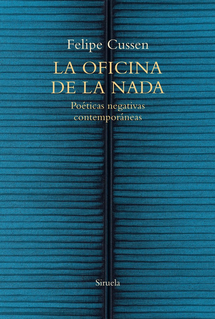 LA OFICINA DE LA NADA, de CUSSEN, FELIPE | portada del libro