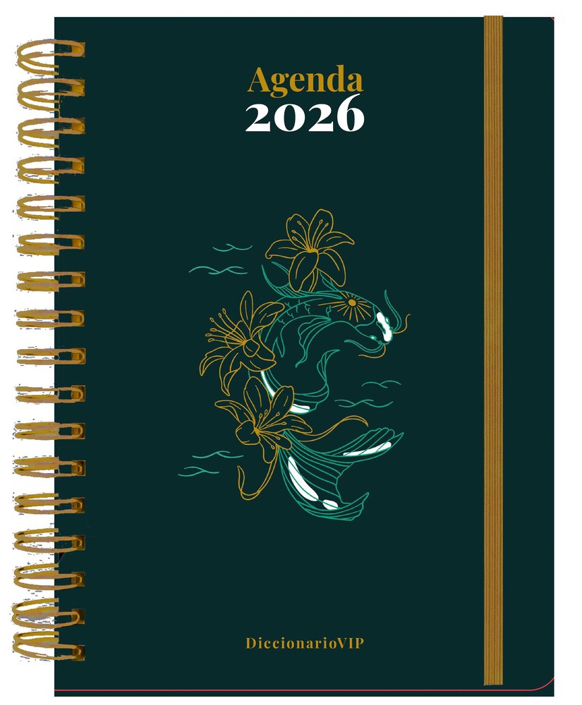 Agenda anual diaria 2026 "DiccionarioVip", de MIGUEL ANGEL VELASCO (@DICCIONARIOVIP) | portada del libro