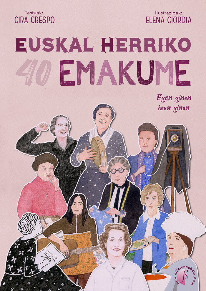 EUSKAL HERRIKO 40 EMAKUME, de CRESPO, CIRA | portada del libro