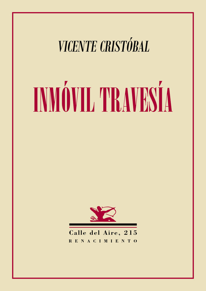 INMOVIL TRAVESIA, de CRISTOBAL, VICENTE | portada del libro