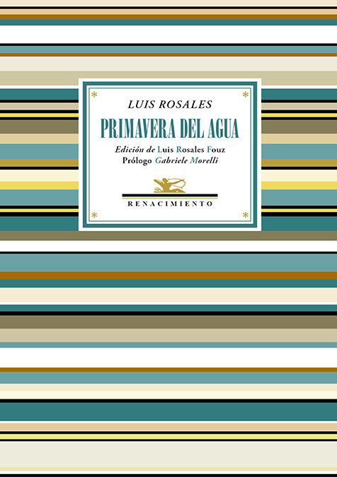 PRIMAVERA DEL AGUA, de ROSALES, LUIS | portada del libro
