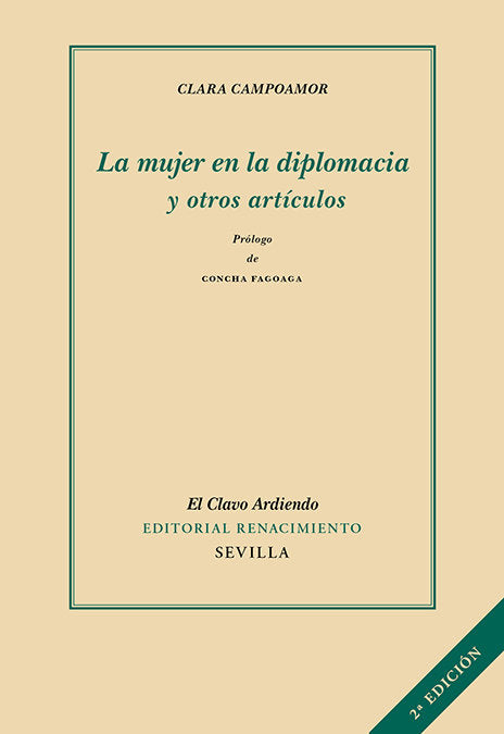 LA MUJER EN LA DIPLOMACIA Y OTROS ARTICULOS, de CAMPOAMOR, CLARA | portada del libro