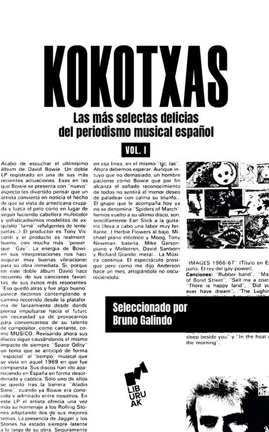 KOKOTXAS, de GALINDO, BRUNO | portada del libro