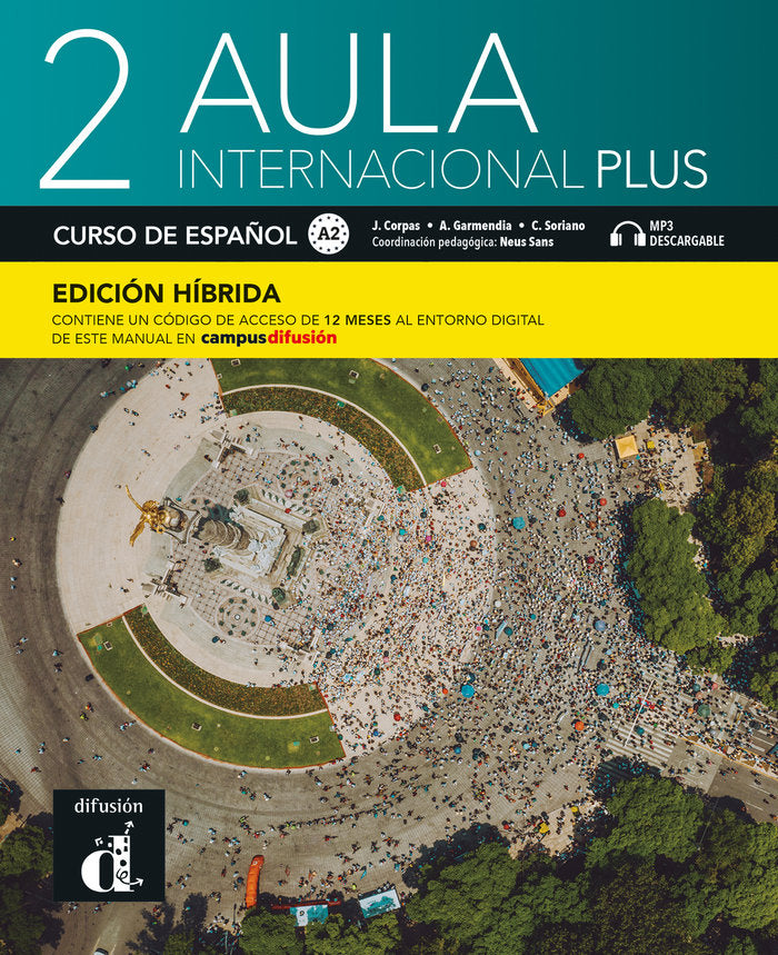 AULA INT. PLUS 2 ED.HIBRIDA L. DEL ALUMNO, de CORPAS, JAIME | portada del libro