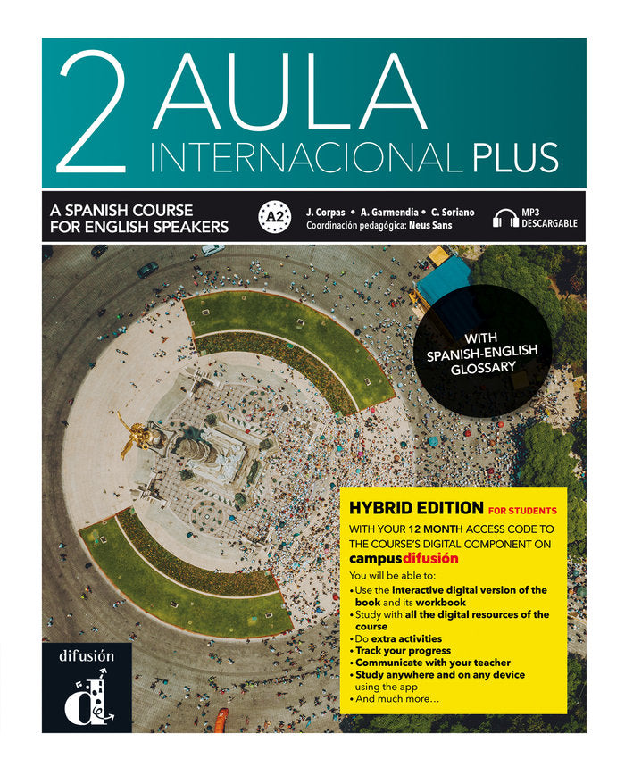 Aula Internacional Plus 2. Ed. Inglesa. Ed Hibrida. Libro del Alumno | portada del libro