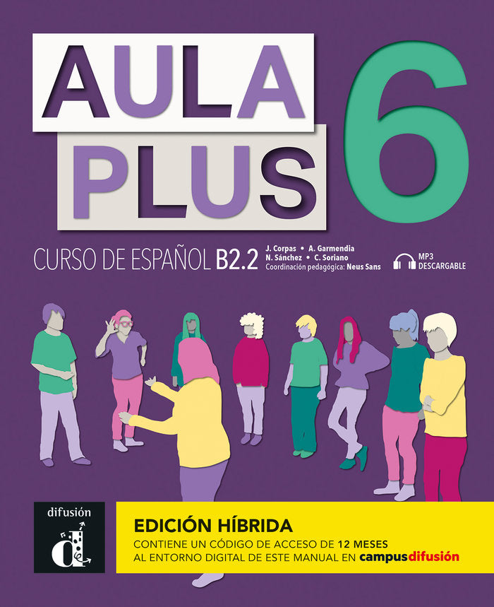 Aula Plus 6 Ed. Hibrida . Libro del Alumno | portada del libro