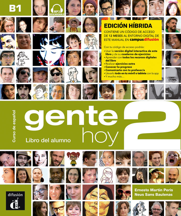 Gente Hoy 2 Ed.hibrida L. del alumno | portada del libro
