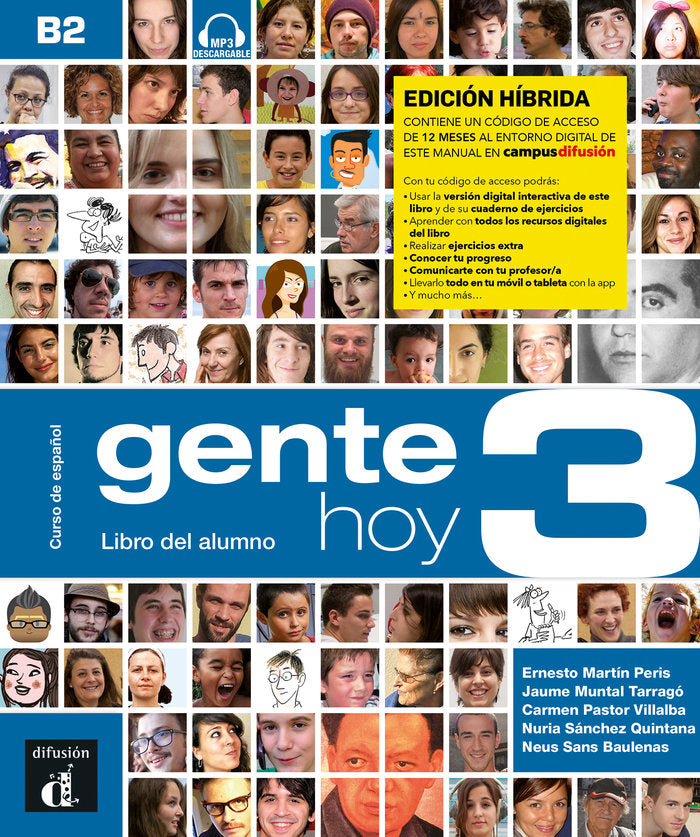 Gente Hoy 3 Ed. hibrida L. del alumno | portada del libro