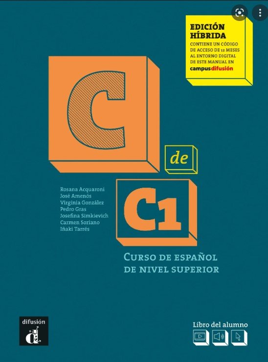 C de C1 Ed. hibrida L. del alumno | portada del libro