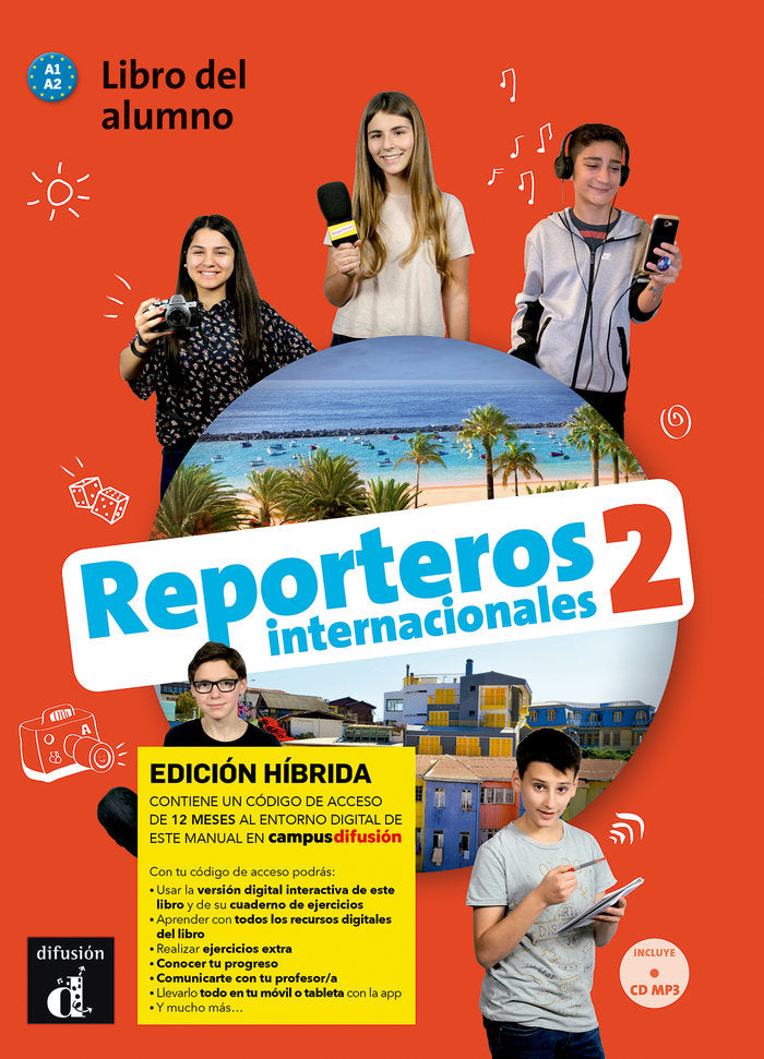 Reporteros Int 2 Ed.hibrida L. del alumno | portada del libro