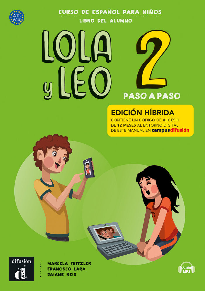 LOLA Y LEO PASO A PASO 2 ED. HIBRIDA L. DEL ALUMNO, de FRITZLER, MARCELA | portada del libro