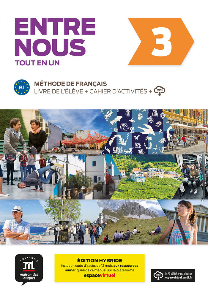 ENTRE NOUS 3 ED HYBRIDE TOUT EN UN | portada del libro
