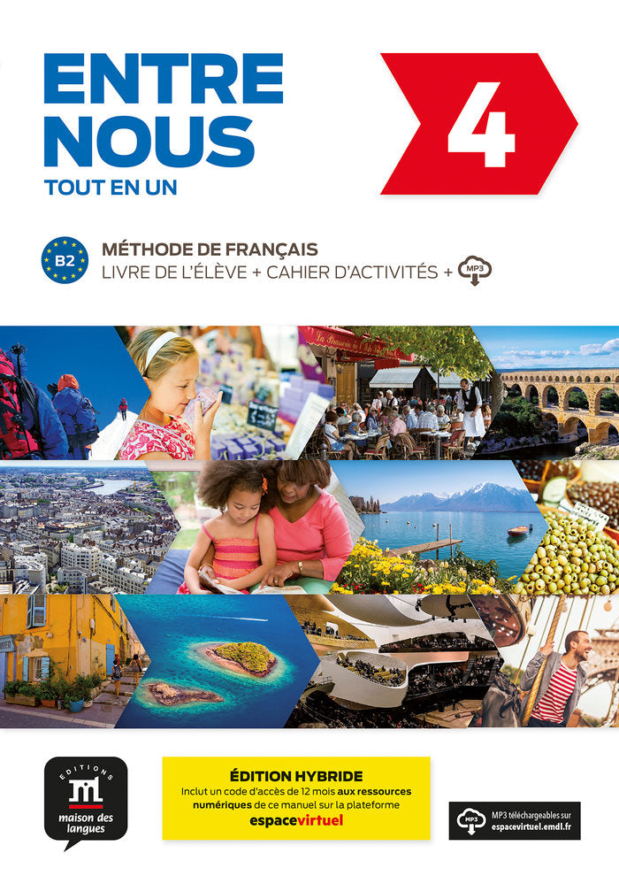 ENTRE NOUS 4 ED HYBRIDE TOUT EN UN | portada del libro