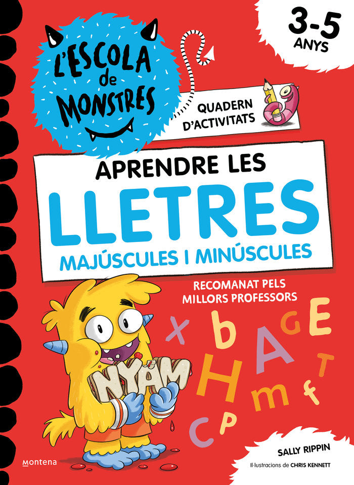 QUADERN ESCOLA DE MONSTRES LLETRES, de RIPPIN, SALLY | portada del libro