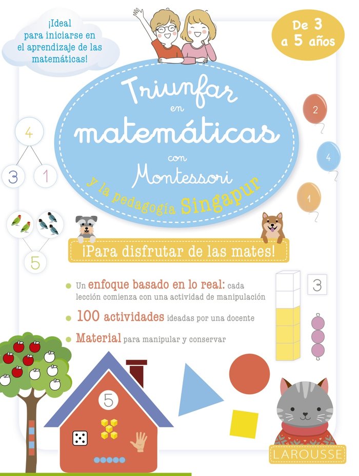 TRIUNFAR EN MATEMATICAS CON MONTESSORI Y LA PEDAGOGIA SINGAP, de URVOY, DELPHINE | portada del libro
