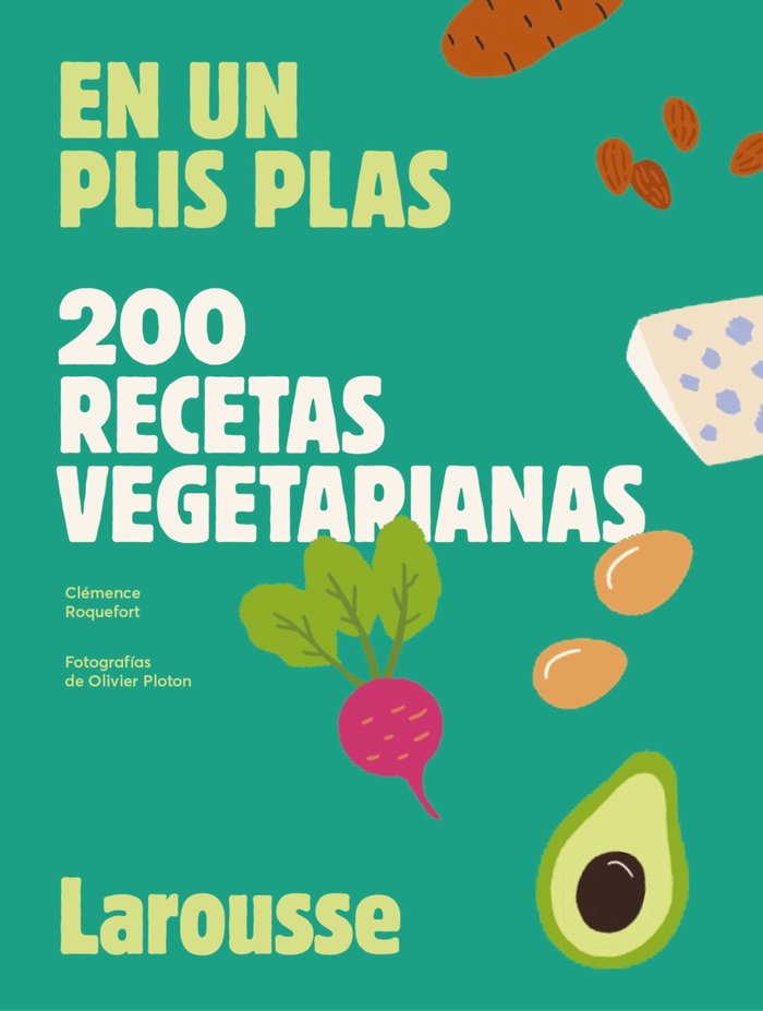 200 recetas vegetarianas, de ROQUEFORT, CLEMENCE | portada del libro
