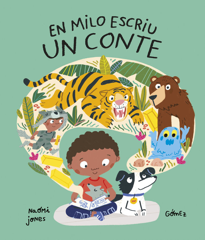 EN MILO ESCRIU UN CONTE, de CAT, GOMEZ | portada del libro