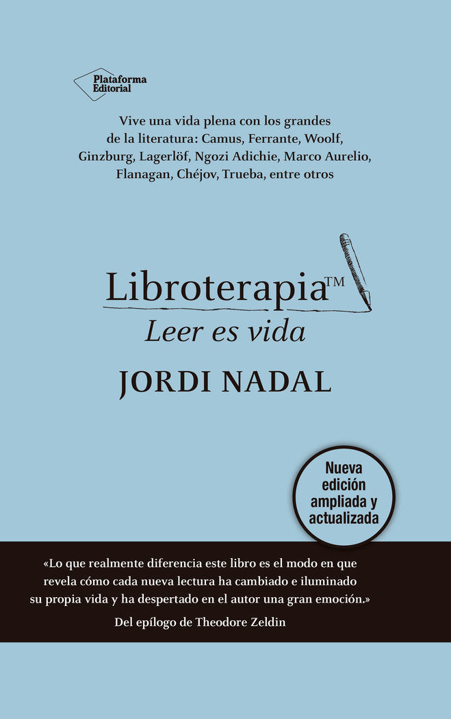 LIBROTERAPIA, de NADAL, JORDI | portada del libro