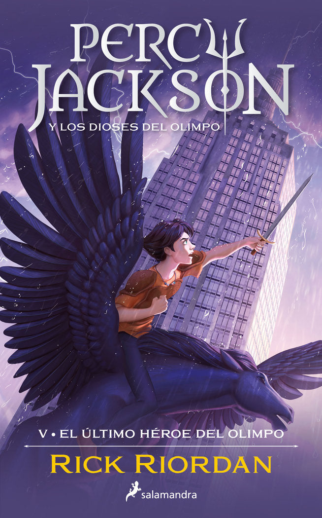 El último héroe del Olimpo (Percy Jackson y los dioses del Olimpo  5), de RICK RIORDAN | portada del libro