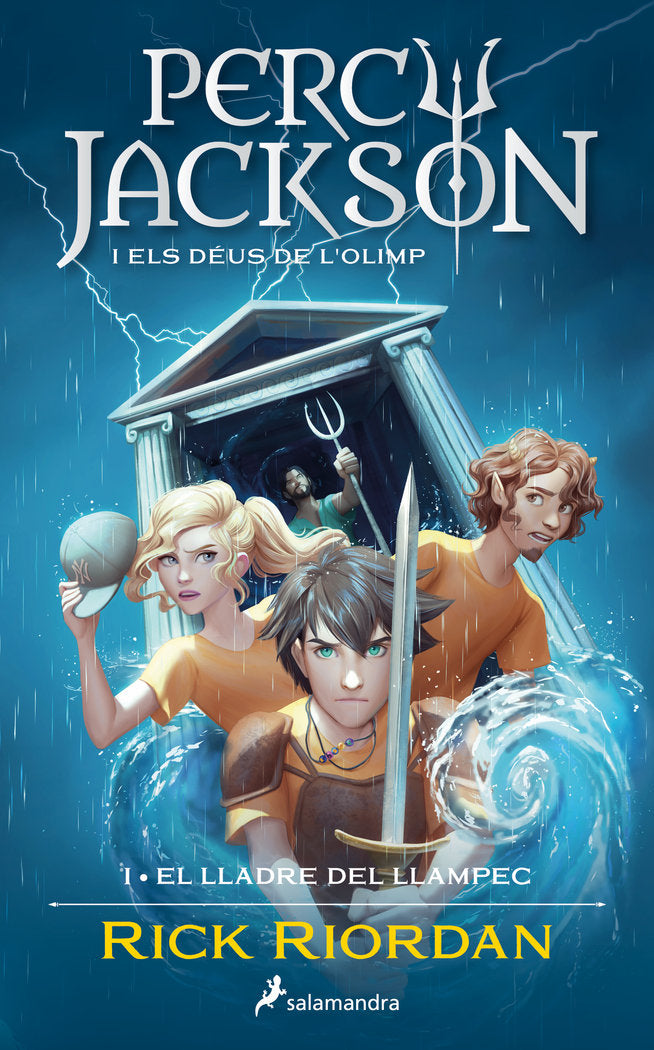 El lladre del llampec (Percy Jackson i els déus de l'Olimp  1), de RICK RIORDAN | portada del libro