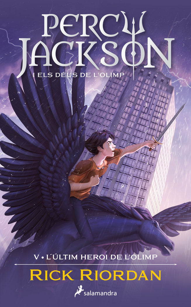 L'últim heroi de l'Olimp (Percy Jackson i els déus de l'Olimp  5), de RICK RIORDAN | portada del libro