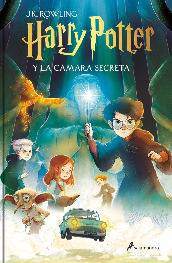 Harry Potter y la cámara secreta (Harry Potter [edición con ilustraciones de Xavier Bonet]  2), de J K ROWLING | portada del 