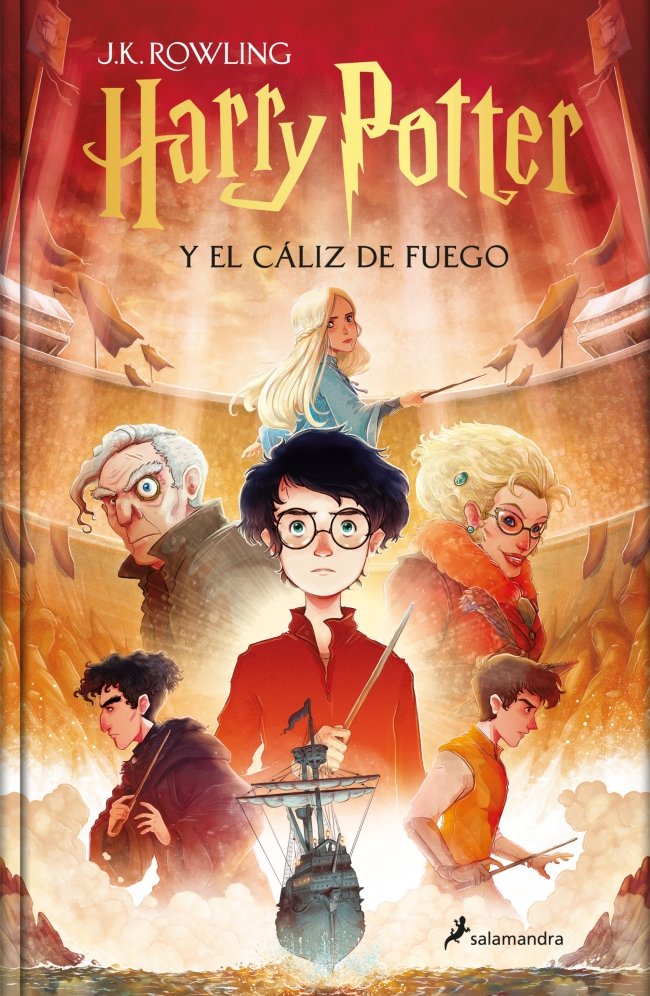 Harry Potter y el cáliz de fuego (Harry Potter [edición con ilustraciones de Xavier Bonet]  4), de ROWLING | portada del libr