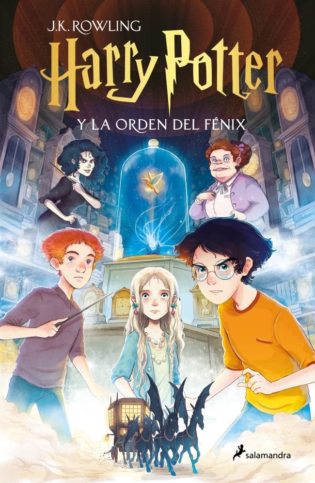 Harry Potter y la Orden del Fénix (Harry Potter [edición con ilustraciones de Xavier Bonet]  5), de J K ROWLING | portada del