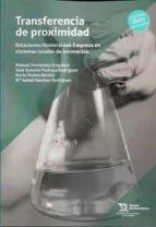 TRANSFERENCIA DE PROXIMIDAD, de Varios autores | portada del libro