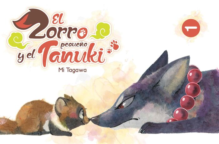 EL ZORRO Y EL PEQUEÑO TANUKI 1, de MI TAGAWA | portada del libro