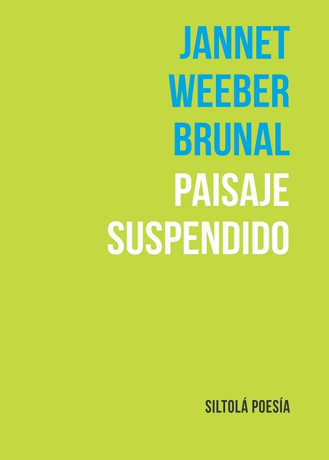 PAISAJE SUSPENDIDO, de WEEBER BRUNAL | portada del libro