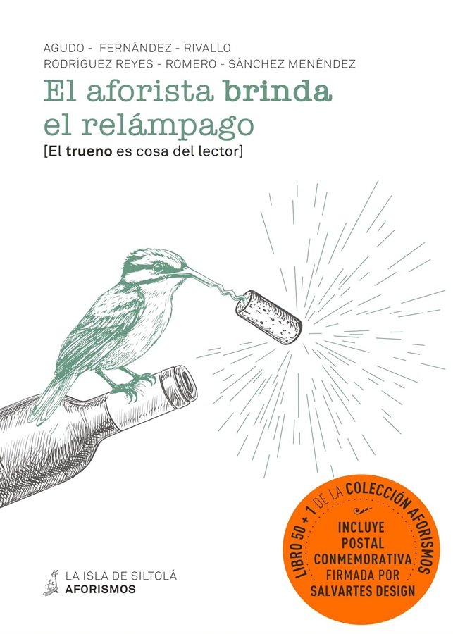 EL AFORISTA BRINDA EL RELAMPAGO, de VV AA | portada del libro