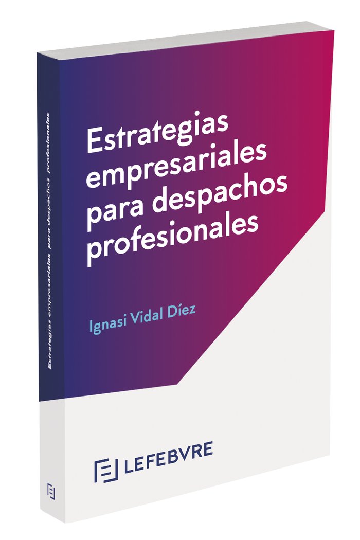 Estrategias empresariales para despachos profesionales | portada del libro