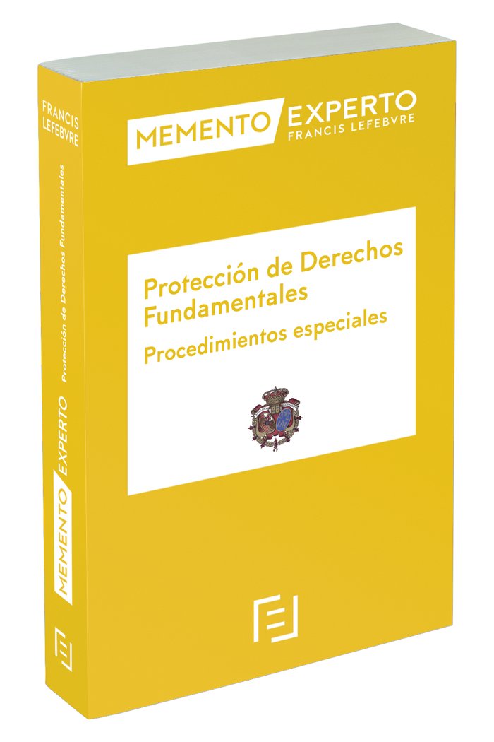 PROTECCION DE DERECHOS FUNDAMENTALES PROCEDIMIENTOS ESPECIA | portada del libro