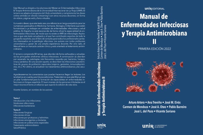 Manual de Enfermedades Infecciosas, de SORIANO VAZQUEZ | portada del libro