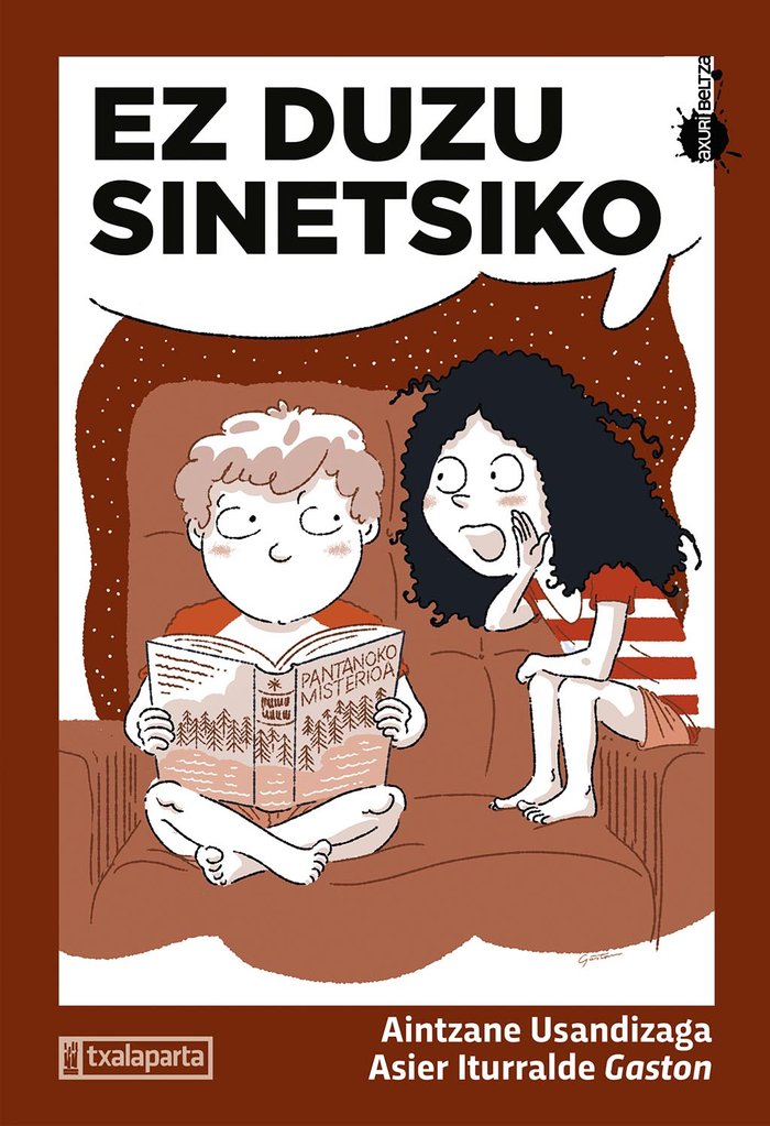 Ez duzu sinetsiko, de USANDIZAGA LOPEZ, AINTZANE | portada del libro