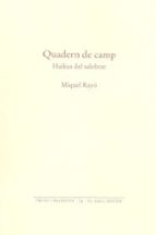 Quadern de camp, de Miquel Rayó | portada del libro