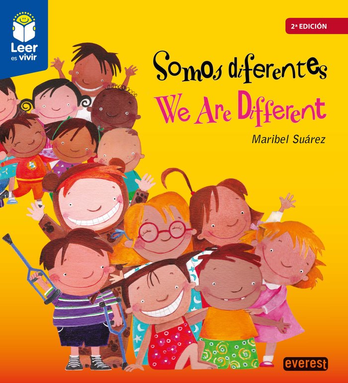 SOMOS DIFERENTES / WE ARE DIFFERENT (BILINGUE), de SUAREZ SITGES, MARIA ISABEL | portada del libro